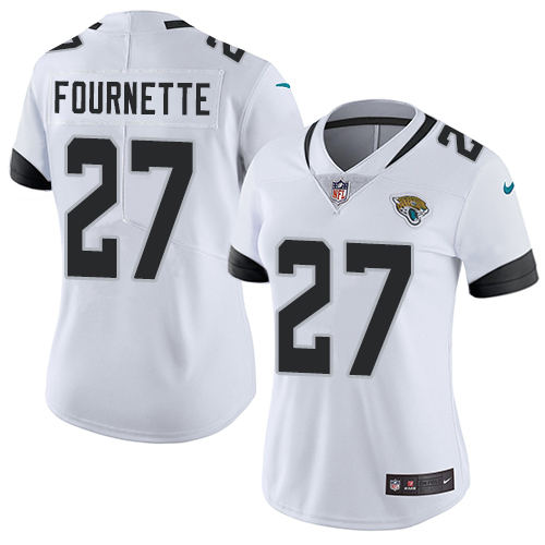 Nike Jacksonville Jaguars #27 Leonard Fournette White Women Stitched NFL Vapor Untouchable Limited Jersey->women nfl jersey->Women Jersey